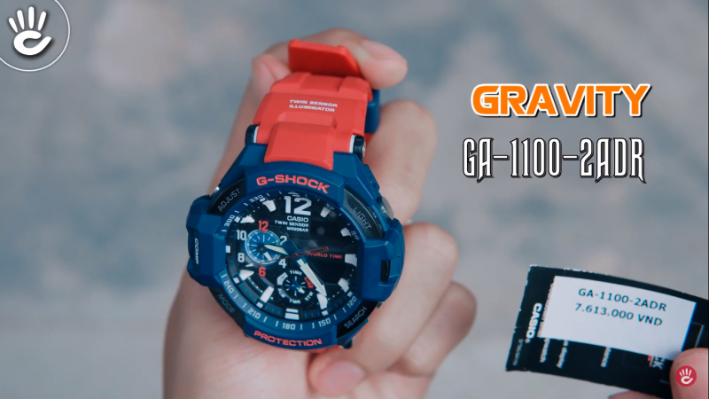 Phiên bản đồng hồ G-Shock GRAVITYMASTER GA-1100-2ADR đẹp, lạ mắt