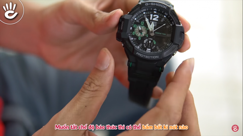 Hướng dẫn sử dụng chức năng báo thức đồng hồ Casio G-Shock
