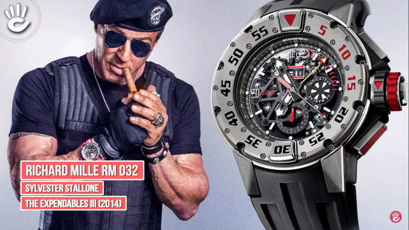Chiếc đồng hồ “khủng” Richard Mille RM 032 xuất hiện trong The Expendables III 