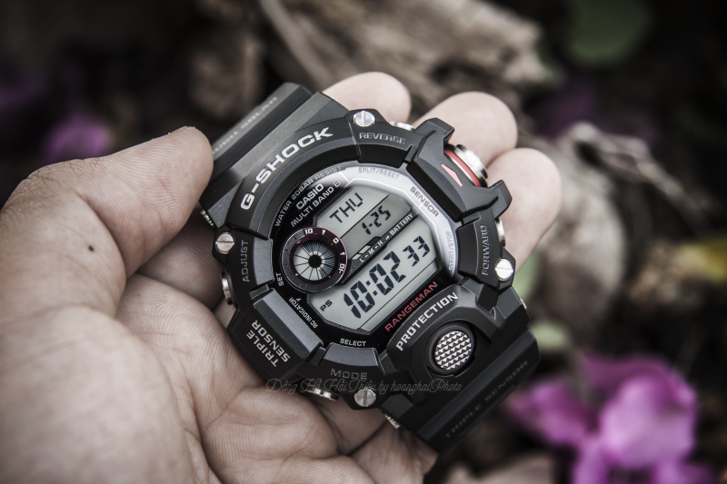 Đồng hồ nam G-Shock GW-9400-1DR thiết kế theo phong cách thể thao, mặt đồng hồ to tròn nam tính