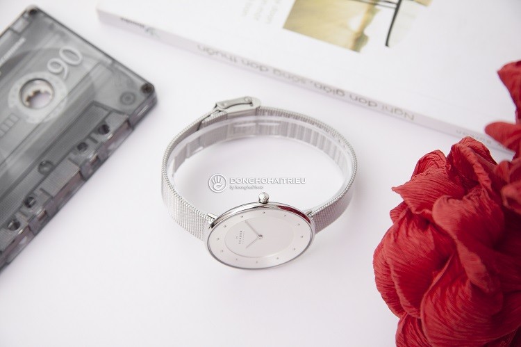 Skagen SKW2140 Đồng hồ nữ đính hạt đơn giản và cực kỳ sang trọng hình 3