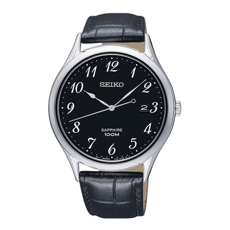 Review đồng hồ Seiko SGEH75P1 nền đen nam tính