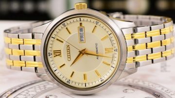 Review đồng hồ Citizen NY4056-58P mạ vàng trên kim chỉ và cọc số