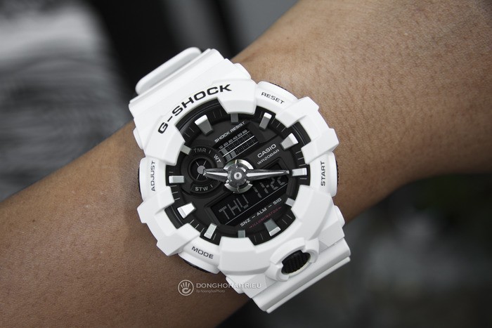 Hiện đại và trang nhã với tone trắng từ đồng hồ G-Shock GA-700-7ADR - Ảnh: 5