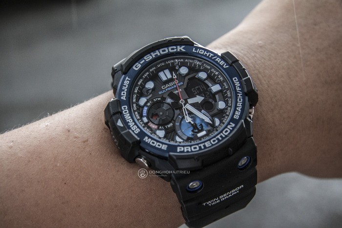 G-Shock GN-1000B-1ADR Trang bị 3 mặt đồng hồ phụ đầy mạnh mẽ - Ảnh: 4
