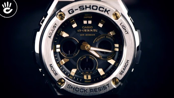 Gây ấn tượng với chi tiết mạ vàng từ G-Shock GST-S310D-1A9DR - Ảnh: 2