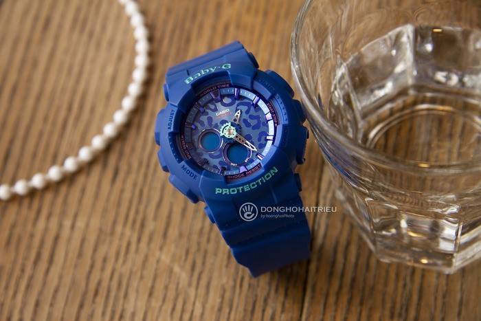 Review đồng hồ Baby-G BA-120LP-2ADR màu xanh nổi bật - ảnh: 5