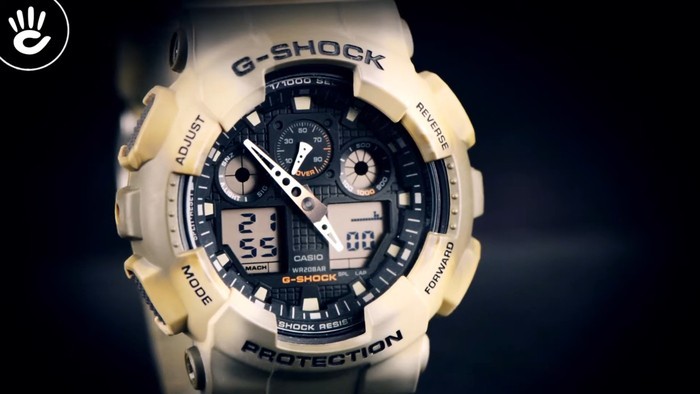 Đồng hồ G-Shock GA-100MM-5ADR Sở hữu vẻ ngoài đậm nét huyền bí - Ảnh: 3