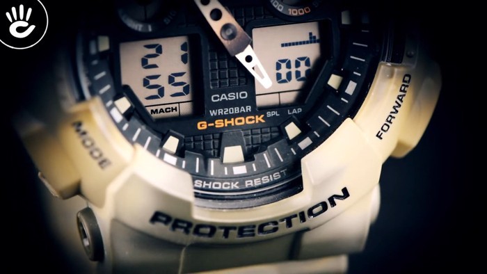 Đồng hồ G-Shock GA-100MM-5ADR Sở hữu vẻ ngoài đậm nét huyền bí - Ảnh: 4
