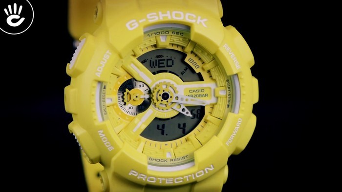 Đồng hồ G-Shock GA-110BC-9ADR Nổi bật với sắc vàng sáng chói - Ảnh: 2