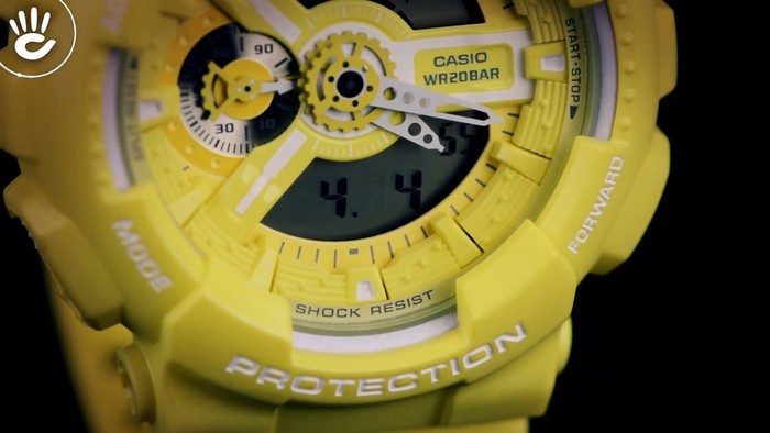 Đồng hồ G-Shock GA-110BC-9ADR Nổi bật với sắc vàng sáng chói - Ảnh: 4