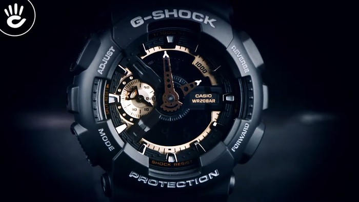 Đồng hồ G-Shock GA-110RG-1ADR Khả năng kháng nước đến 200m - Ảnh: 2