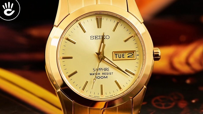 Review đồng hồ Seiko SGGA62P1 mạ vàng sang trọng - Ảnh 2