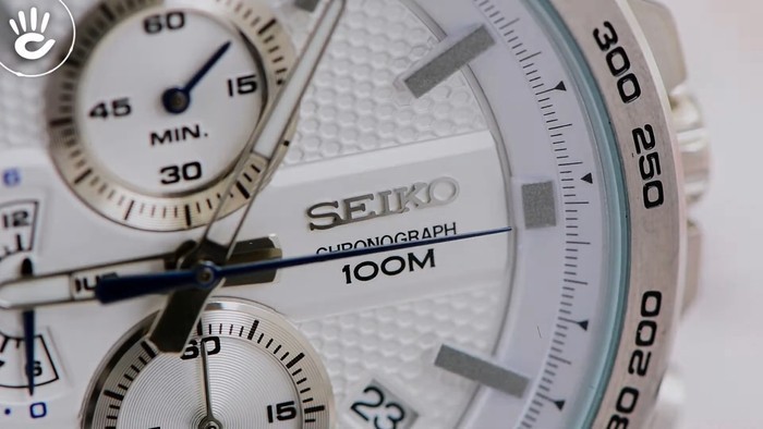 Review đồng hồ Seiko SSB263P1 mặt số 6 kim size 44mm - Ảnh 2
