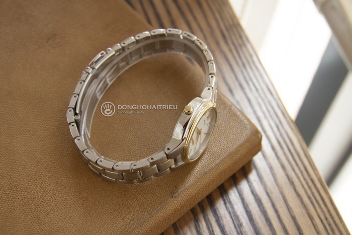 Review đồng hồ Seiko SUT230P1 kim chỉ và vạch số thanh mãnh mạ vàng - Ảnh 4