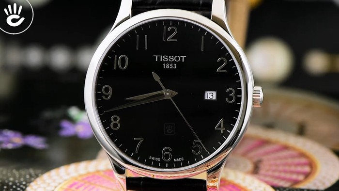 Review đồng hồ Tissot T063.610.16.052.00 phiên bản cọc số học trò mỏng - Ảnh 2