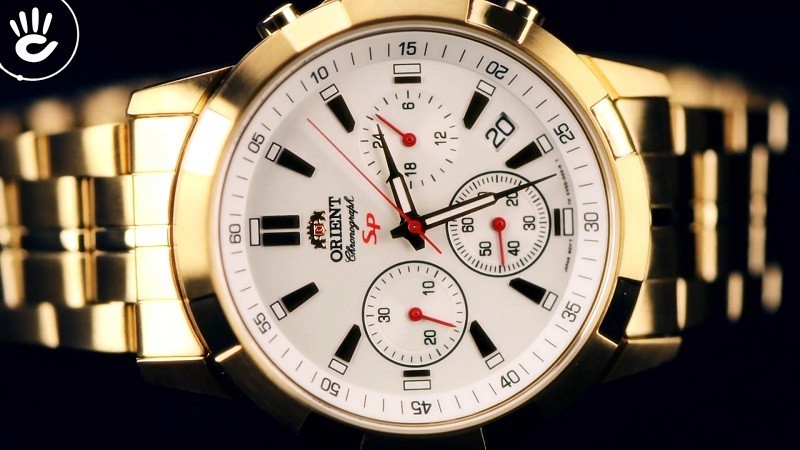 Review đồng hồ Orient FKV00002W0: Phủ vàng đầy sang trọng-2