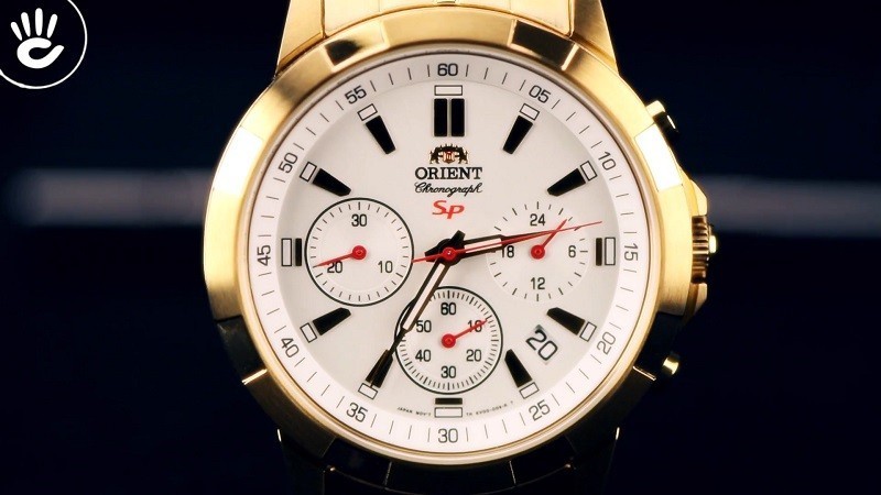Review đồng hồ Orient FKV00002W0: Phủ vàng đầy sang trọng-5