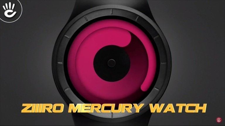 Đồng hồ độc lạ ZIIIRO Mercury Watch với thiết kế đến từ tương lai
