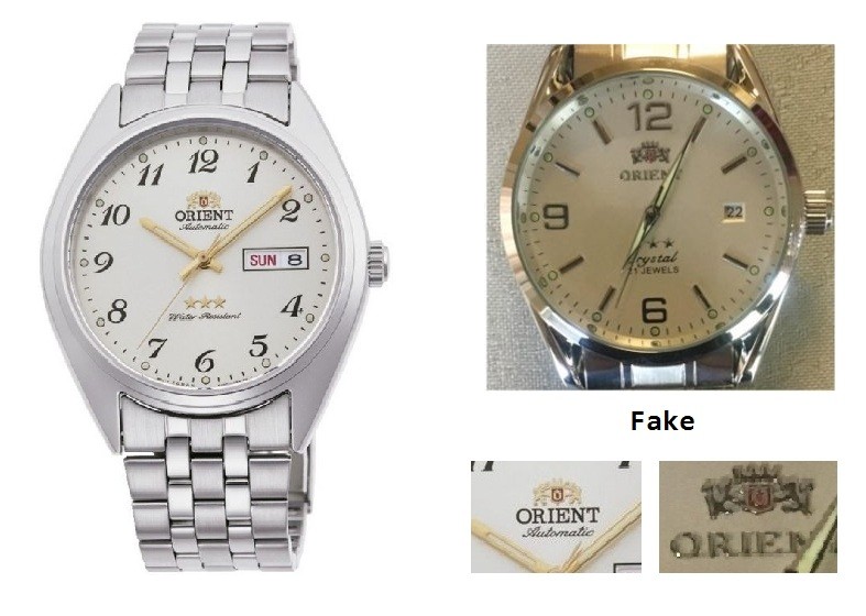 Kiểm tra đồng hồ Orient chính hãng dựa trên mặt số đồng hồ