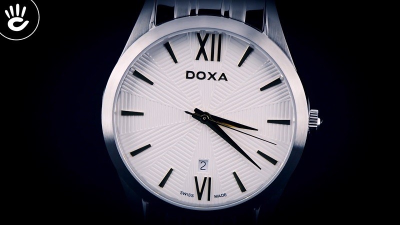Đồng hồ Doxa D203SWY giá rẻ, thay pin miễn phí trọn đời -ảnh 1