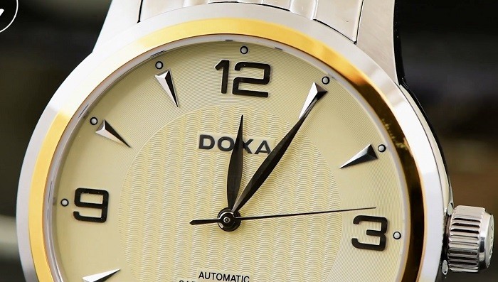 Review đồng hồ Doxa D147TCMW đơn giản 3 kim trẻ trung, size 39 mm - Ảnh 2
