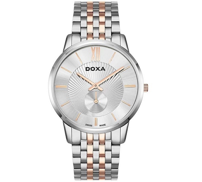 Review đồng hồ Doxa D155RSV thiết kế không đồng trục - Ảnh 1