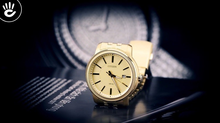 Đồng hồ Citizen BI1083-57P Khối kim loại mạ vàng sang trọng - ảnh 1