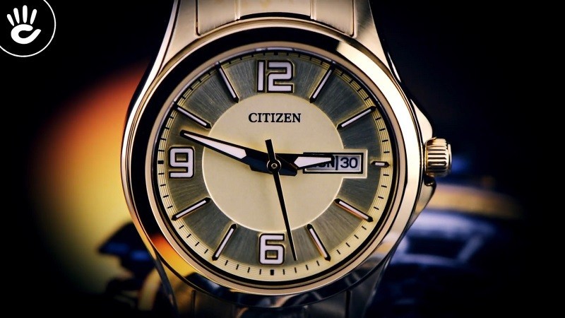 Đồng hồ Citizen EQ0593-51P: Bộ kim phủ dạ quang nổi bật-2