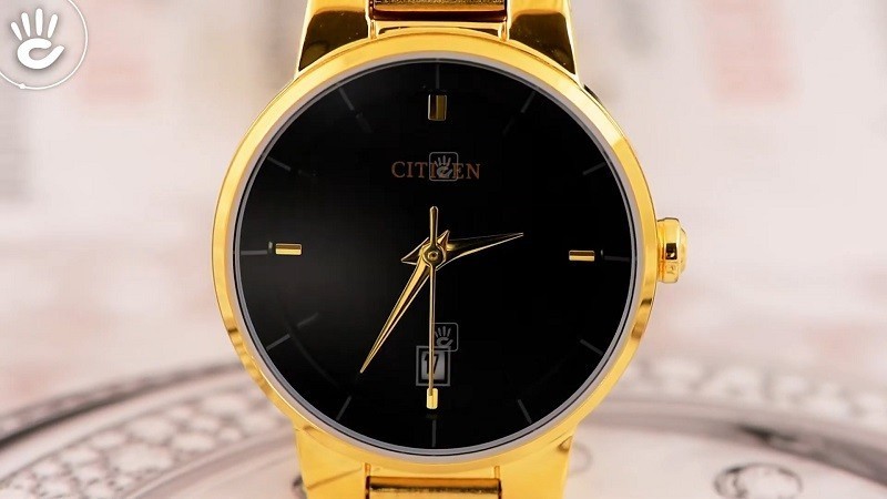 Đồng hồ Citizen EU6012-58E: Khối kim loại mạ vàng sang trọng-2