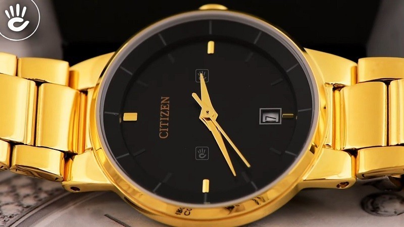 Đồng hồ Citizen EU6012-58E: Khối kim loại mạ vàng sang trọng-4