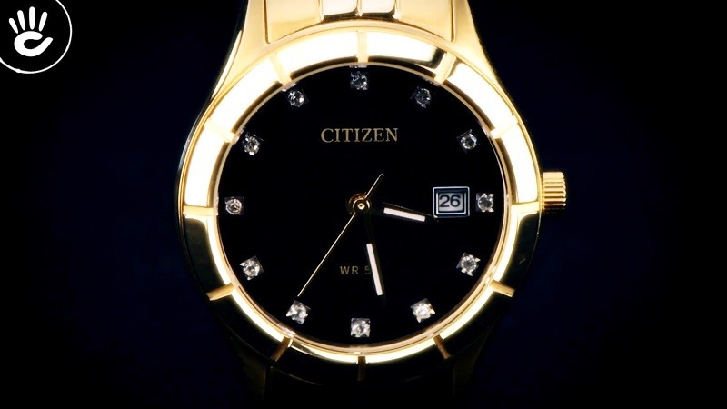 Review đồng hồ Citizen EU6042-57E: Phủ vàng PVD sang trọng-2