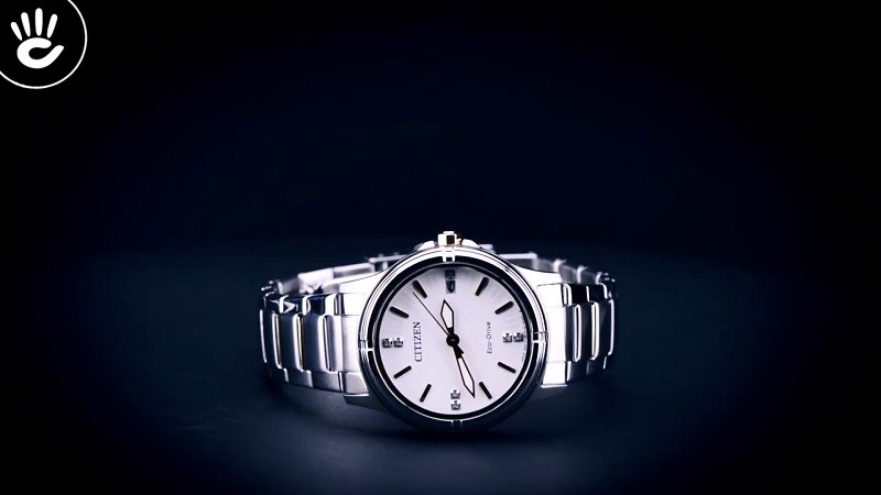 Đồng hồ Citizen FE6054-54A: Đính 7 viên pha lê lấp lánh-1