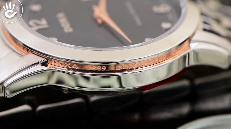 Review đồng hồ Doxa D168RBK phiên bản tám viên kim cương - ảnh 4