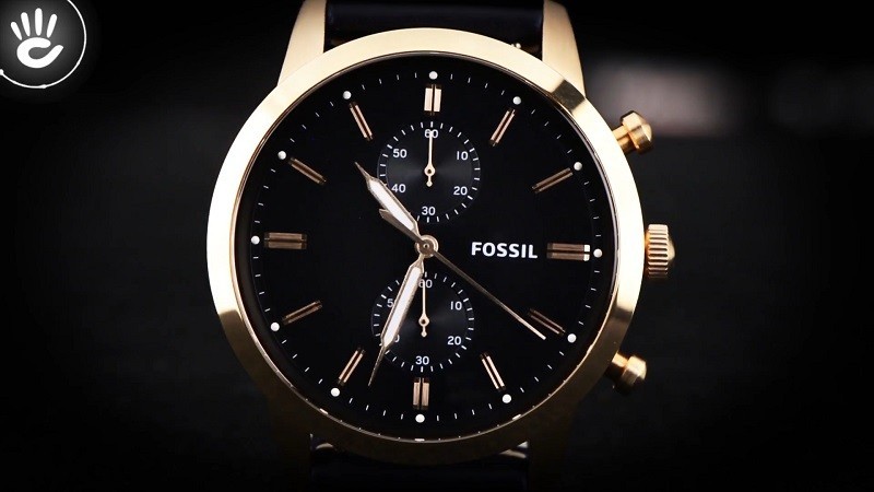 Review đồng hồ Fossil FS5436: Mặt số đen cá tính, lịch lãm-2